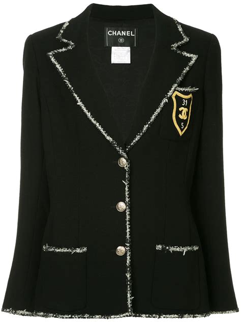 blazer dress chanel|pre owned chanel jackets.